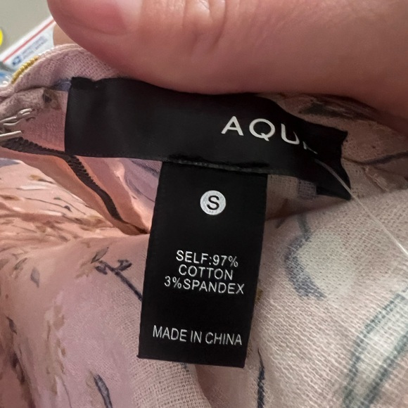 NWT Aqua Light Pink Floral Spring Dress - Picture 5 of 7